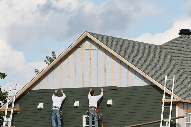 Professional Siding Installation technician working in Rixeyville, VA